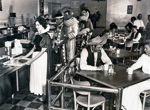 Disneyland Employee Cafeteria in 1961 