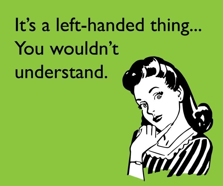 left-handed