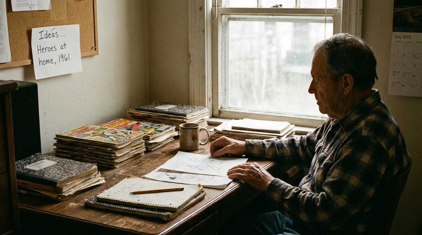 Editorial photograph illustrating: Viral Hit #9: Stan Lee