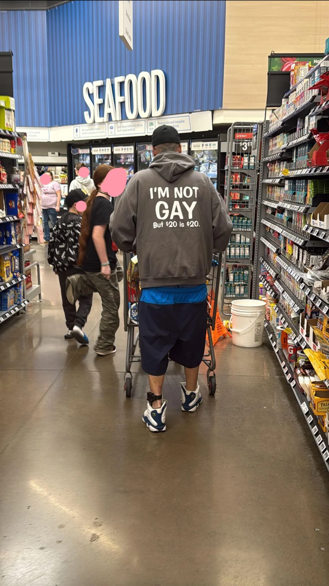 Gotta get that twenty dollars to pay his monthly ankle monitor subscription.